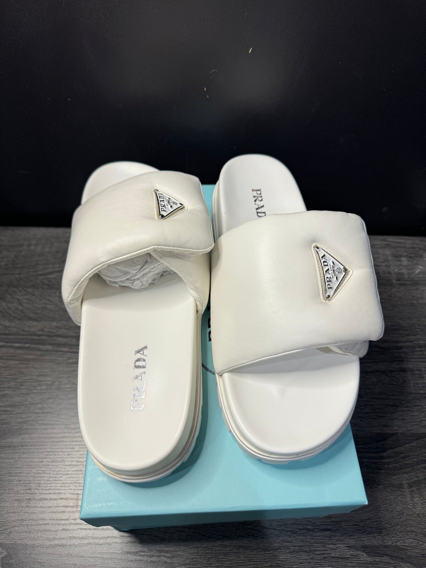 white prad wmns